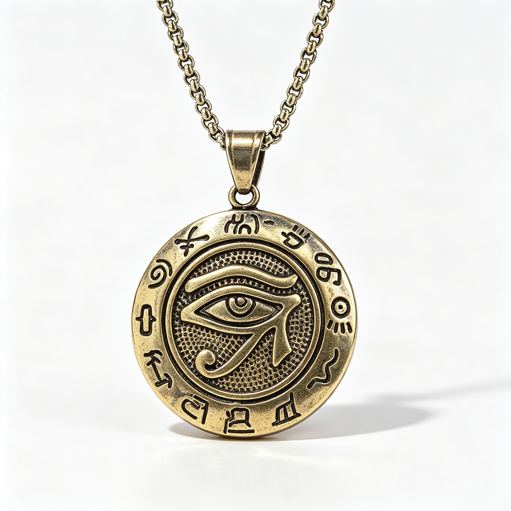 METAL EYE CLO NECKLACE