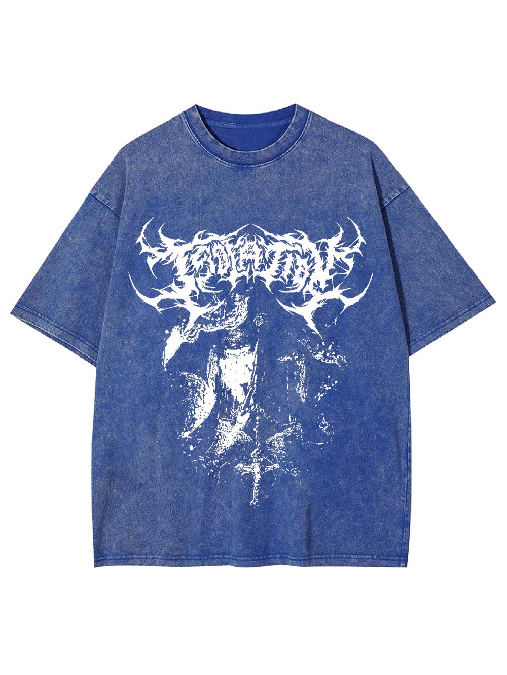 Dark Ritual Aesthetic Washed Tshirt