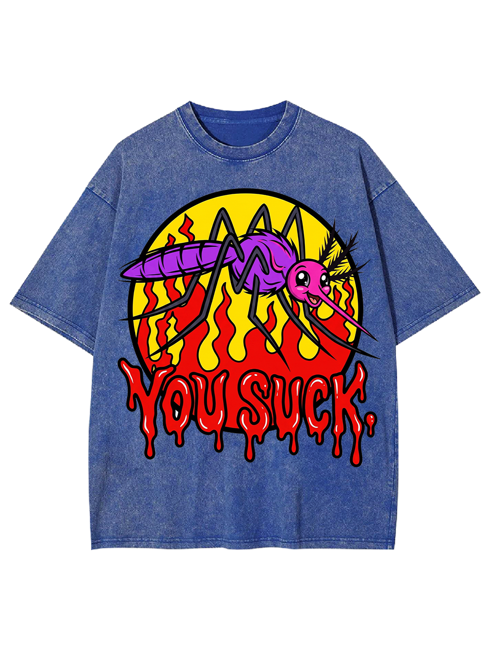 BLOODSUCKING MOSQUITO AAA WASHED TSHIRT