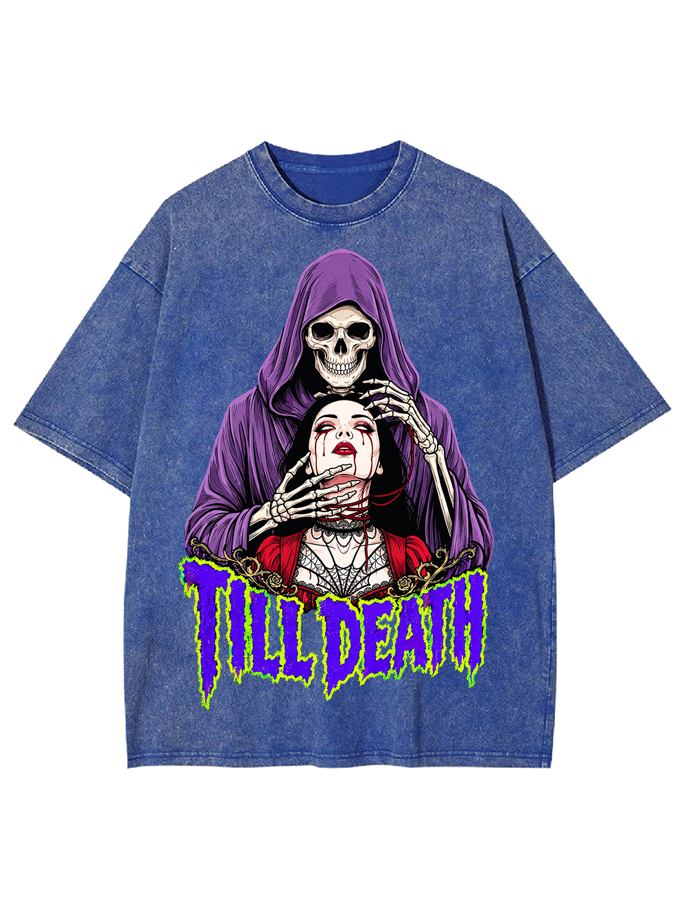 TILL DEATH AAA WASHED TSHIRT
