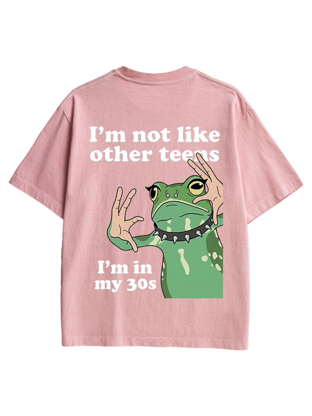I’M NOT LIKE OTHER TEENS I’MIN MY 30S AAA BACKPRINT TSHIRT