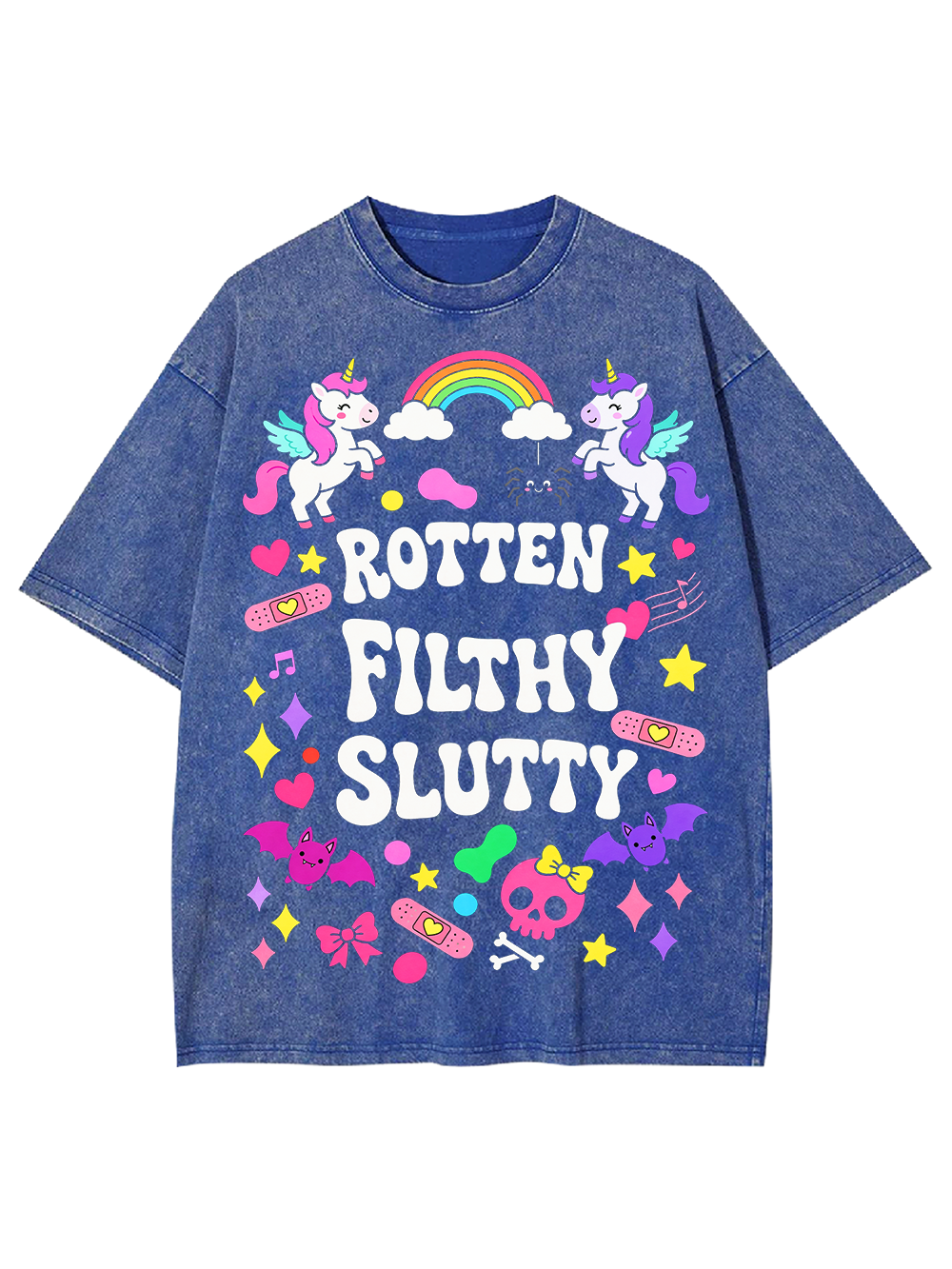 ROTTEN FILTHY SLUTTY AAA WASHED TSHIRT