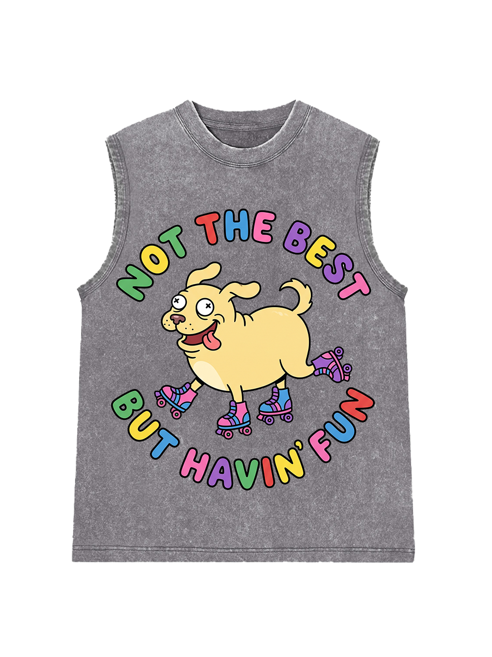 ROLLER DOG FUN WASHED TANK