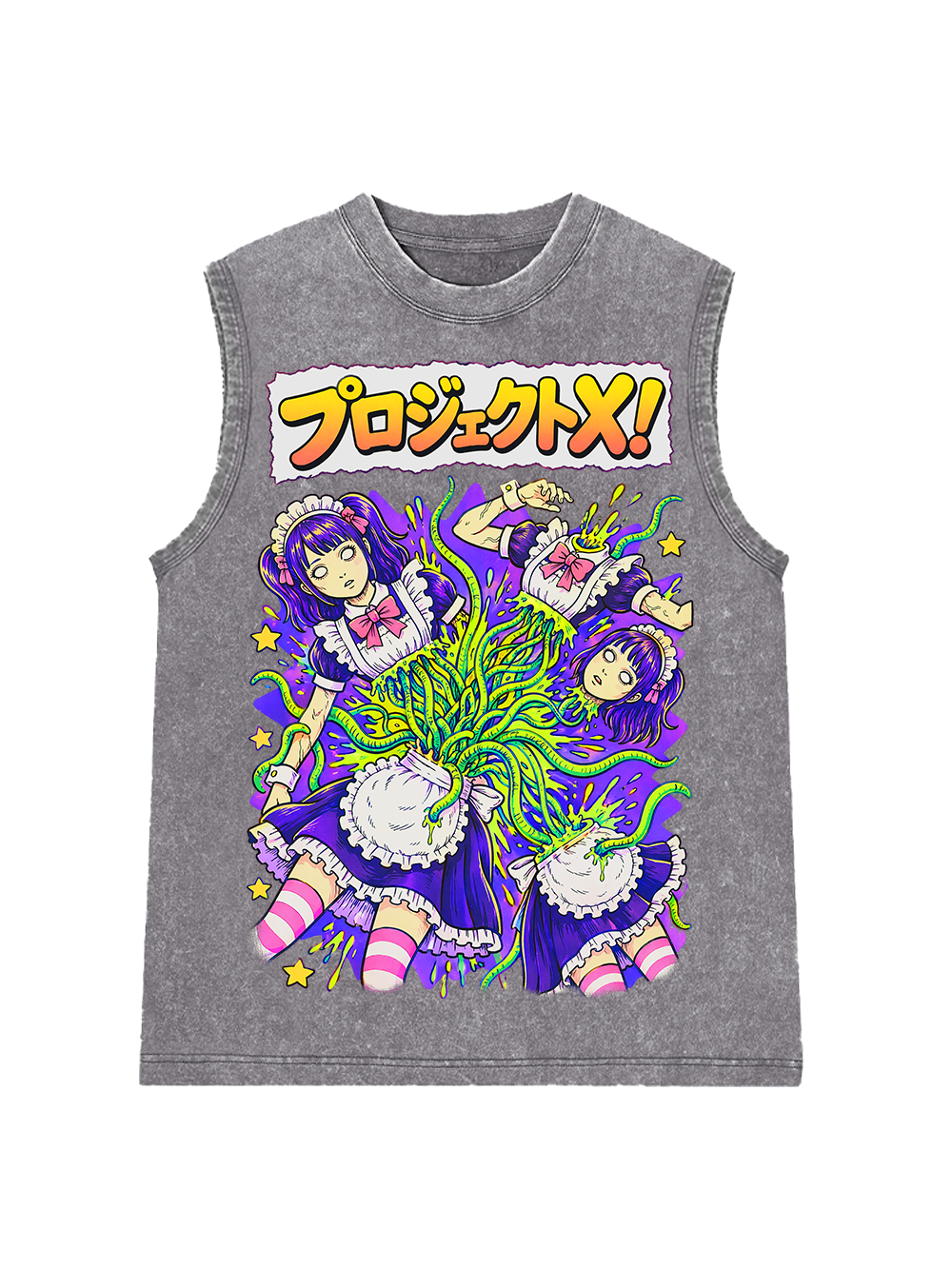 PROJECT X WASHED TSHIRT AAA WASHED TANK