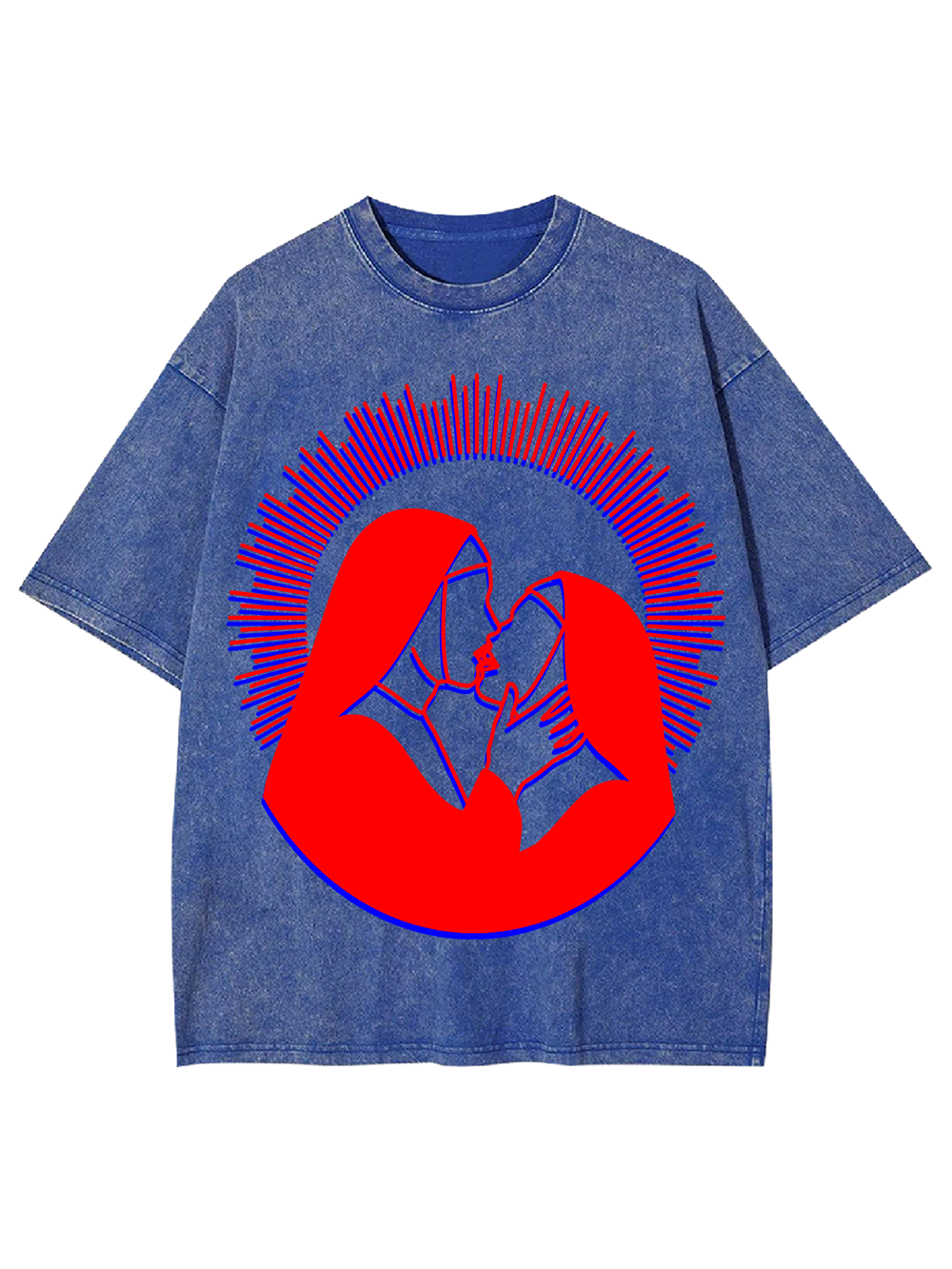 HOLY KISS AAA WASHED TSHIRT