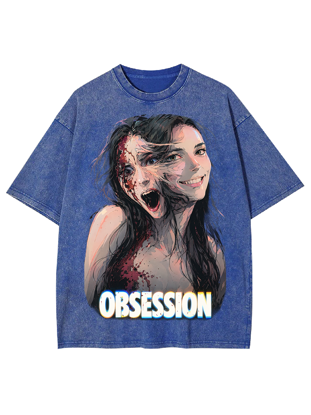 SPLIT OBSESSION AAA WASHED TSHIRT