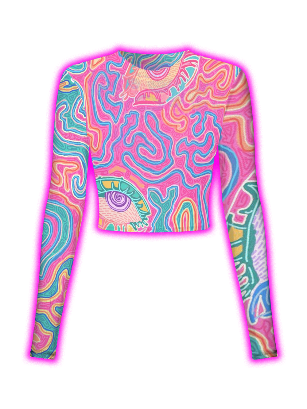 ALIEN BOWS MESH TOP