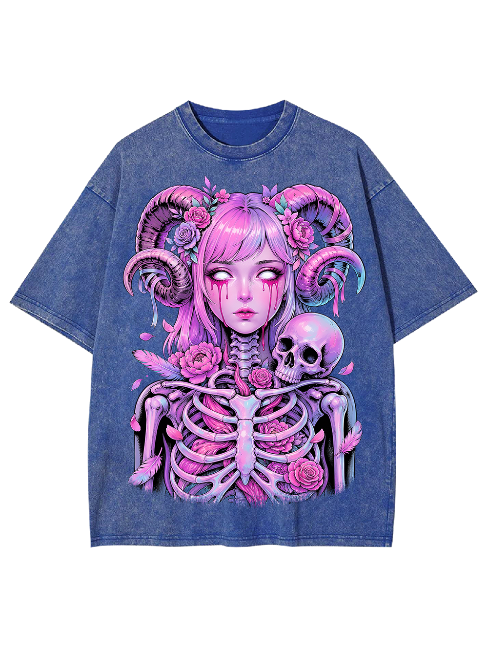 PINK BONE GODDESS AAA WASHED TSHIRT