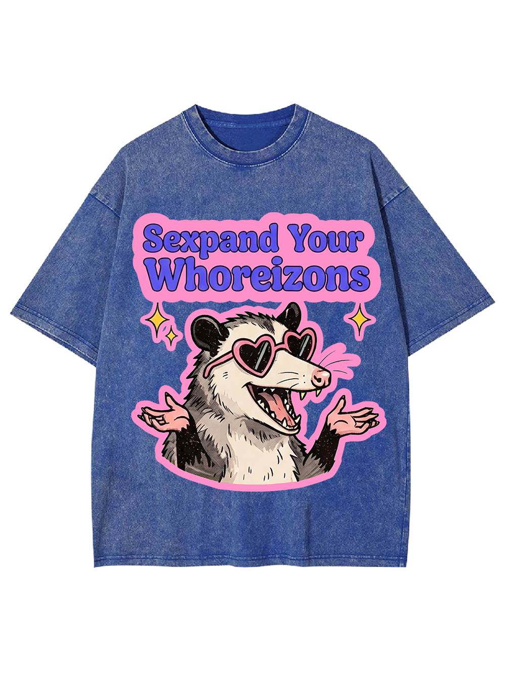 PINK POSSUM VIBES AAA WASHED TSHIRT