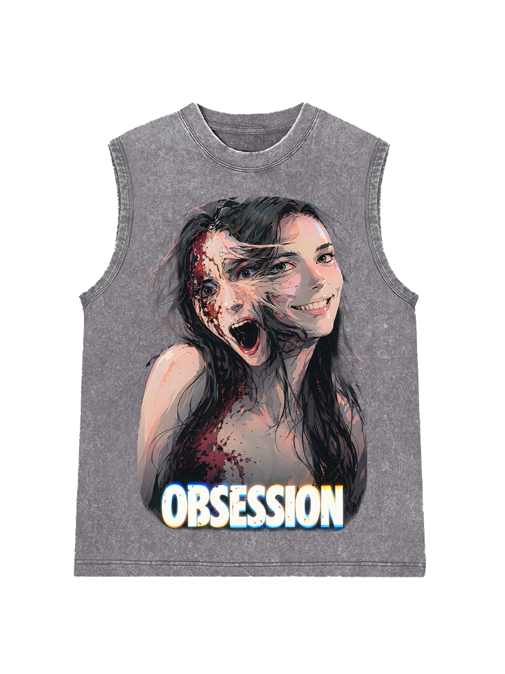 SPLIT OBSESSION AAA WASHED TANK