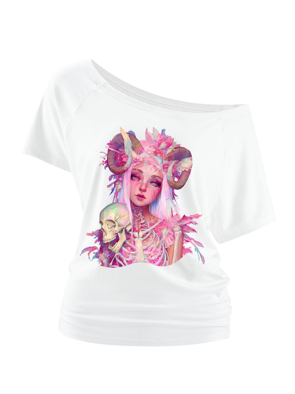 ETHEREAL GOTHIC BEAUTY OFF SHOULDER TSHIRT