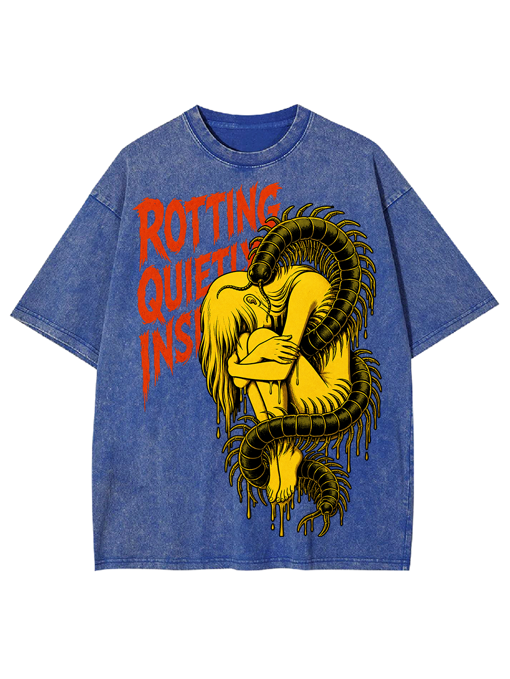 ROTTING QUIETLY INSIDE AAA WASHED TSHIRT