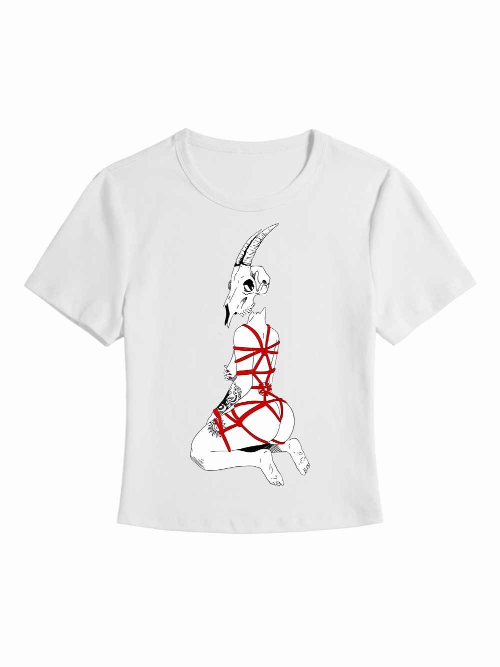 GOAT-HEADED MYSTIQUE BABY TEE