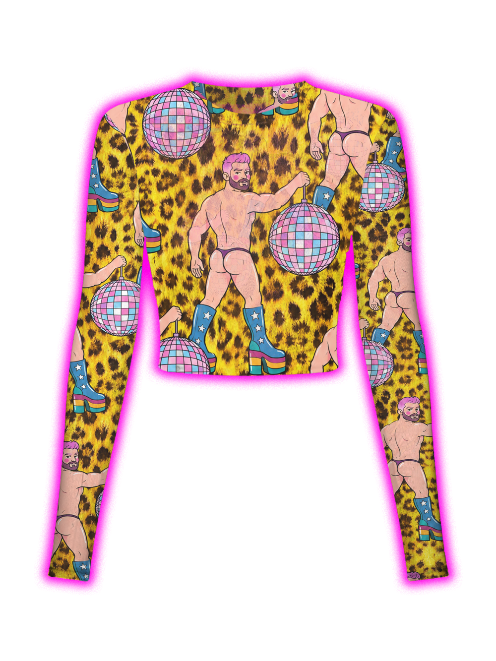 DISCO BEEFCAKE MESH TOP