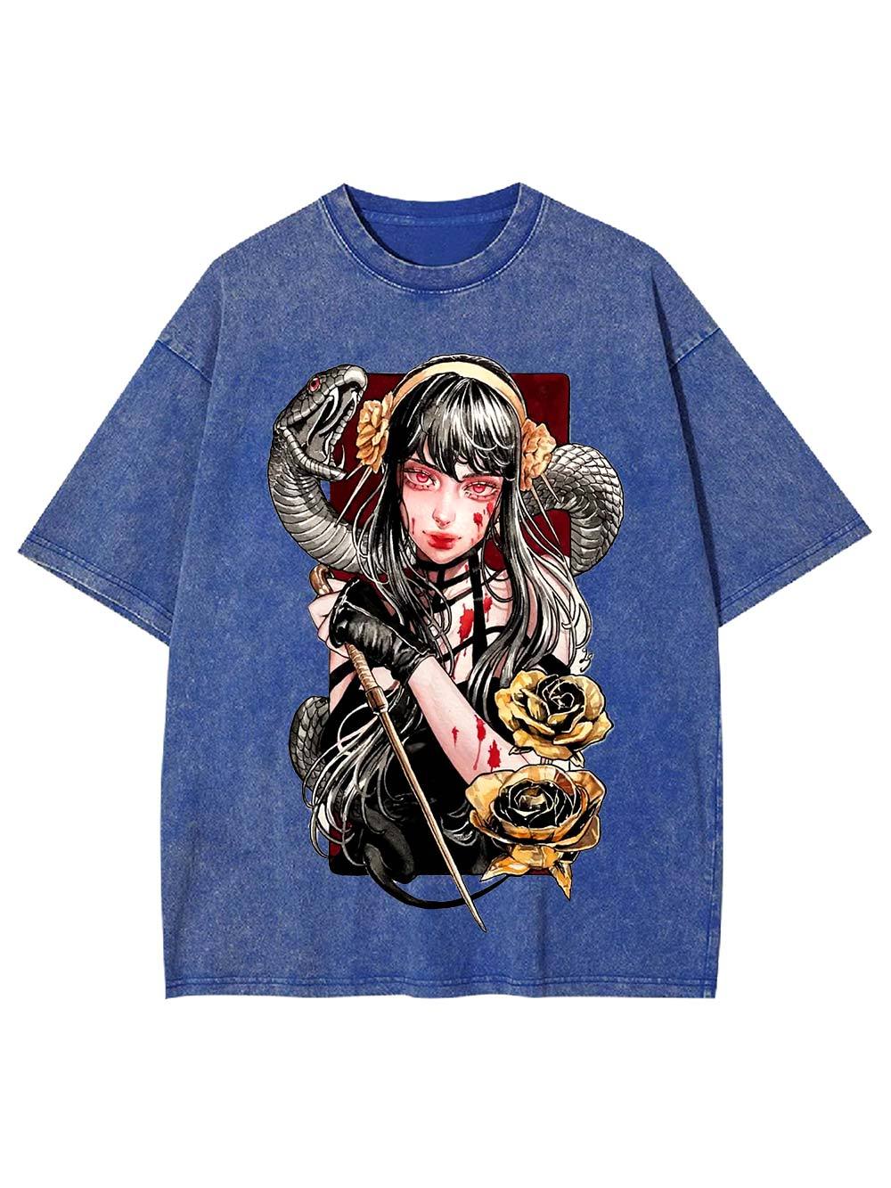 Venomous Beauty Washed Tshirt