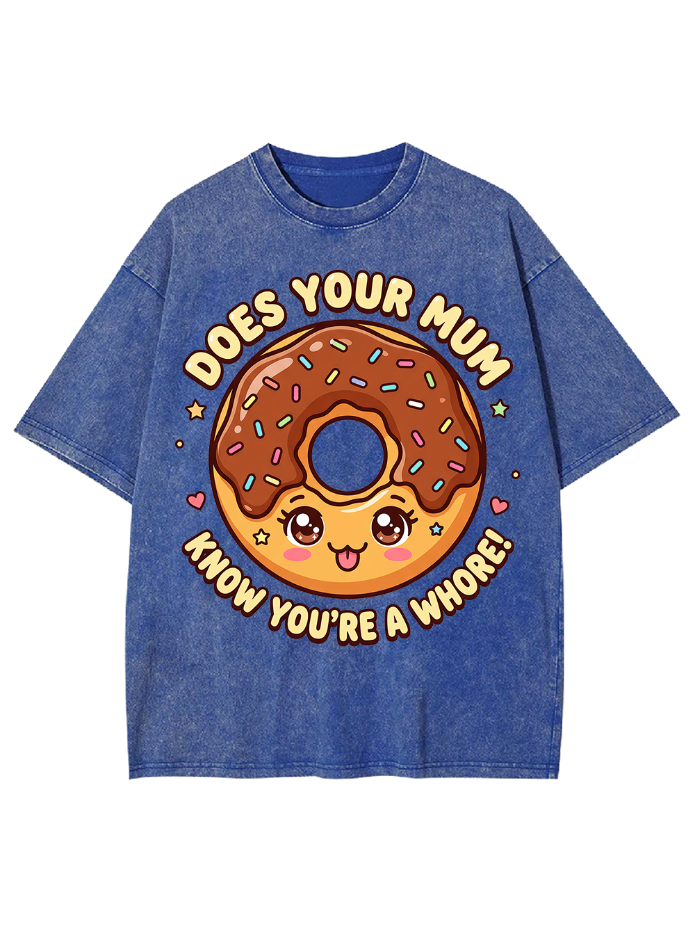 SASSY DONUT WASHED TSHIRT