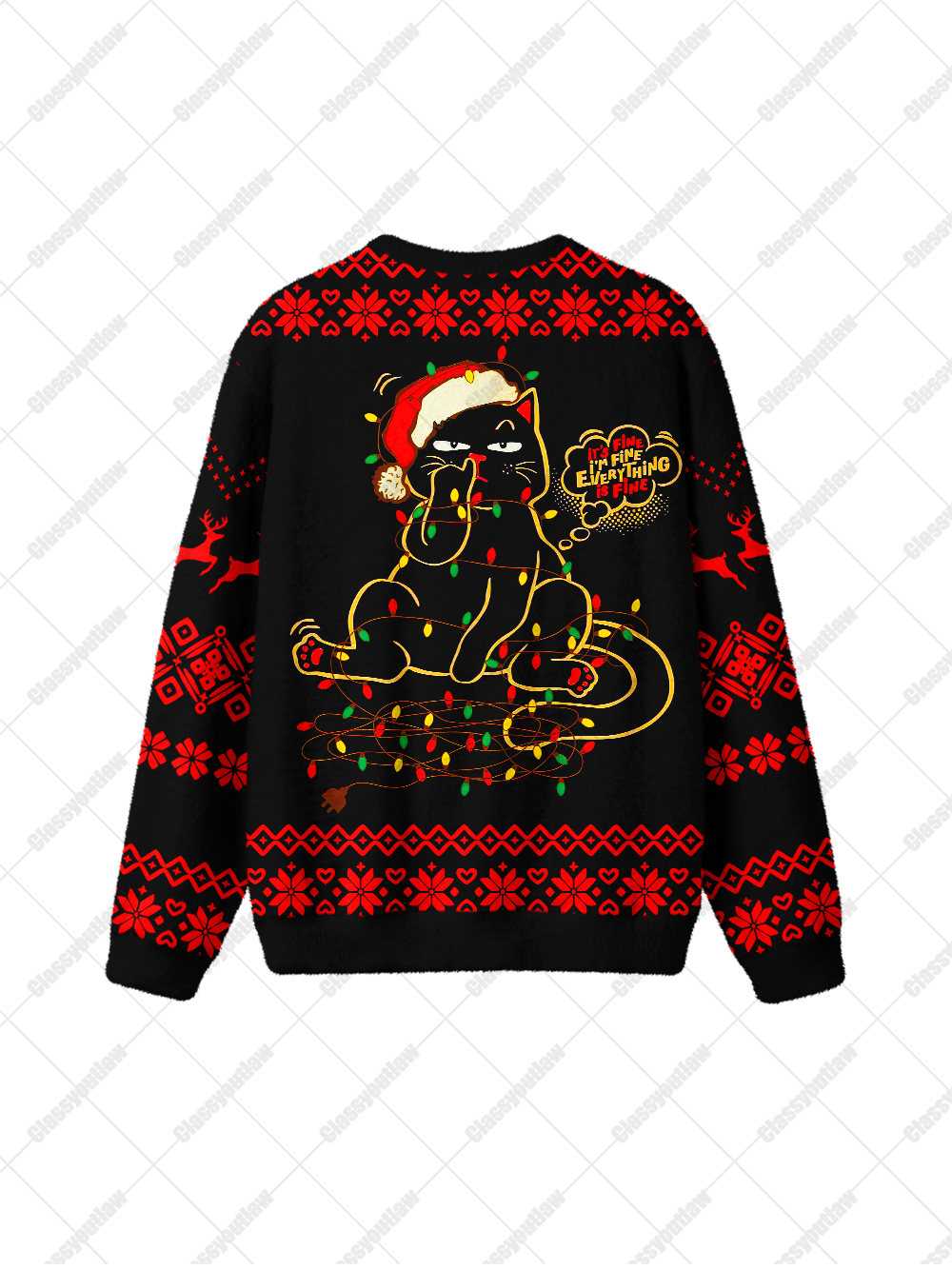 IT'M FINE UGLY CHRISTMAS SWEATSHIRT