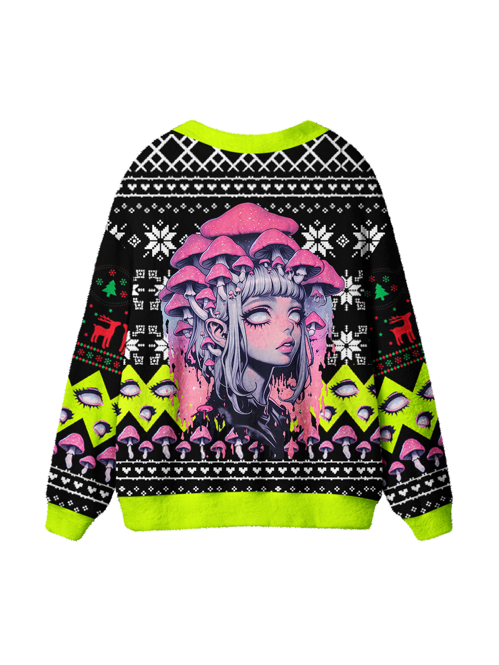 FUNGAL REVERIE UGLY CARDIGAN SWEATERS