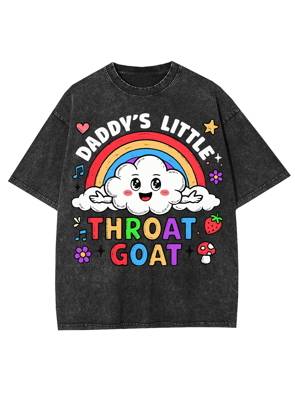 THROAT GOAT WASHED TSHIRT