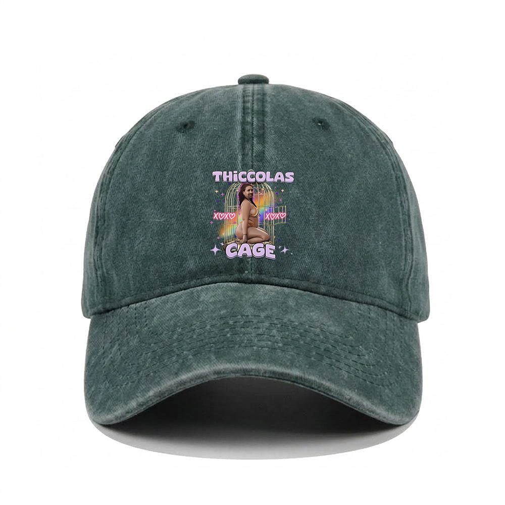 THICCOLAS CAGE WASHED VINTAGE BASEBALL CAP