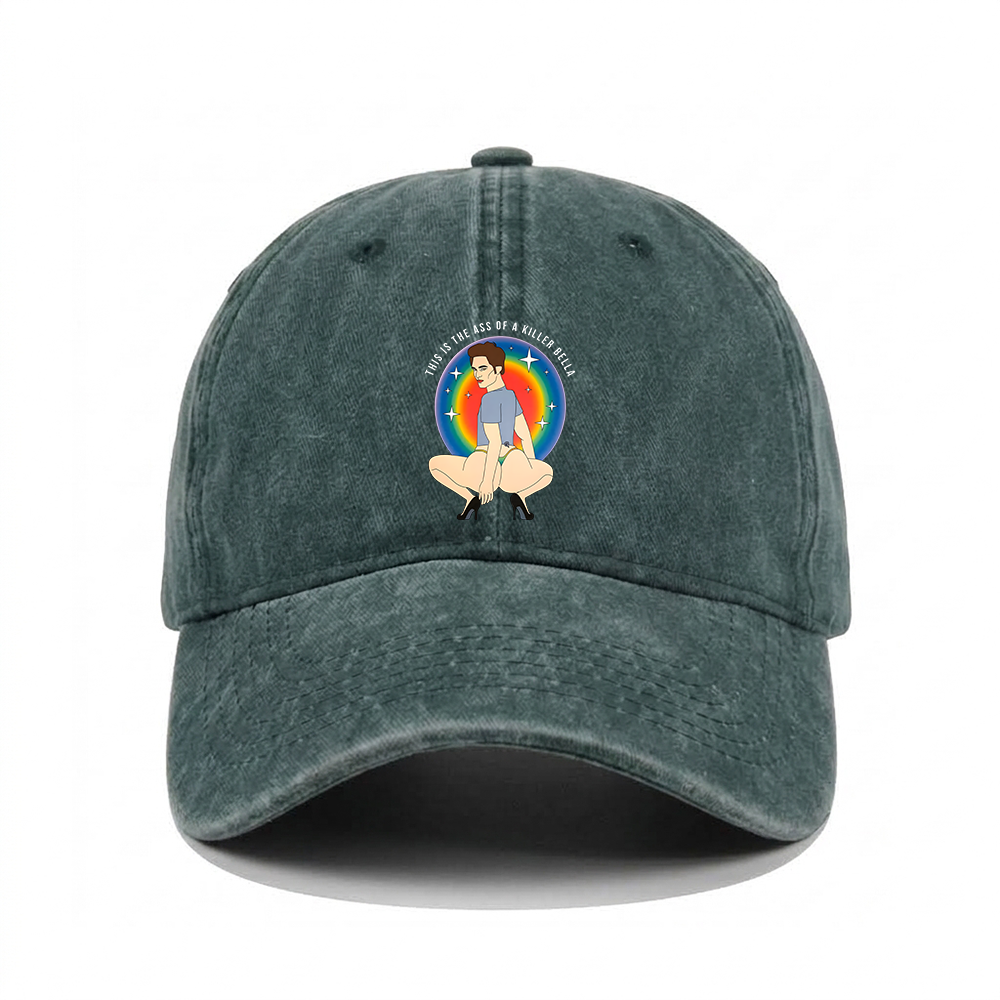 THIS IS THE ASS OF A KILLER BELLA WASHED VINTAGE BASEBALL CAP