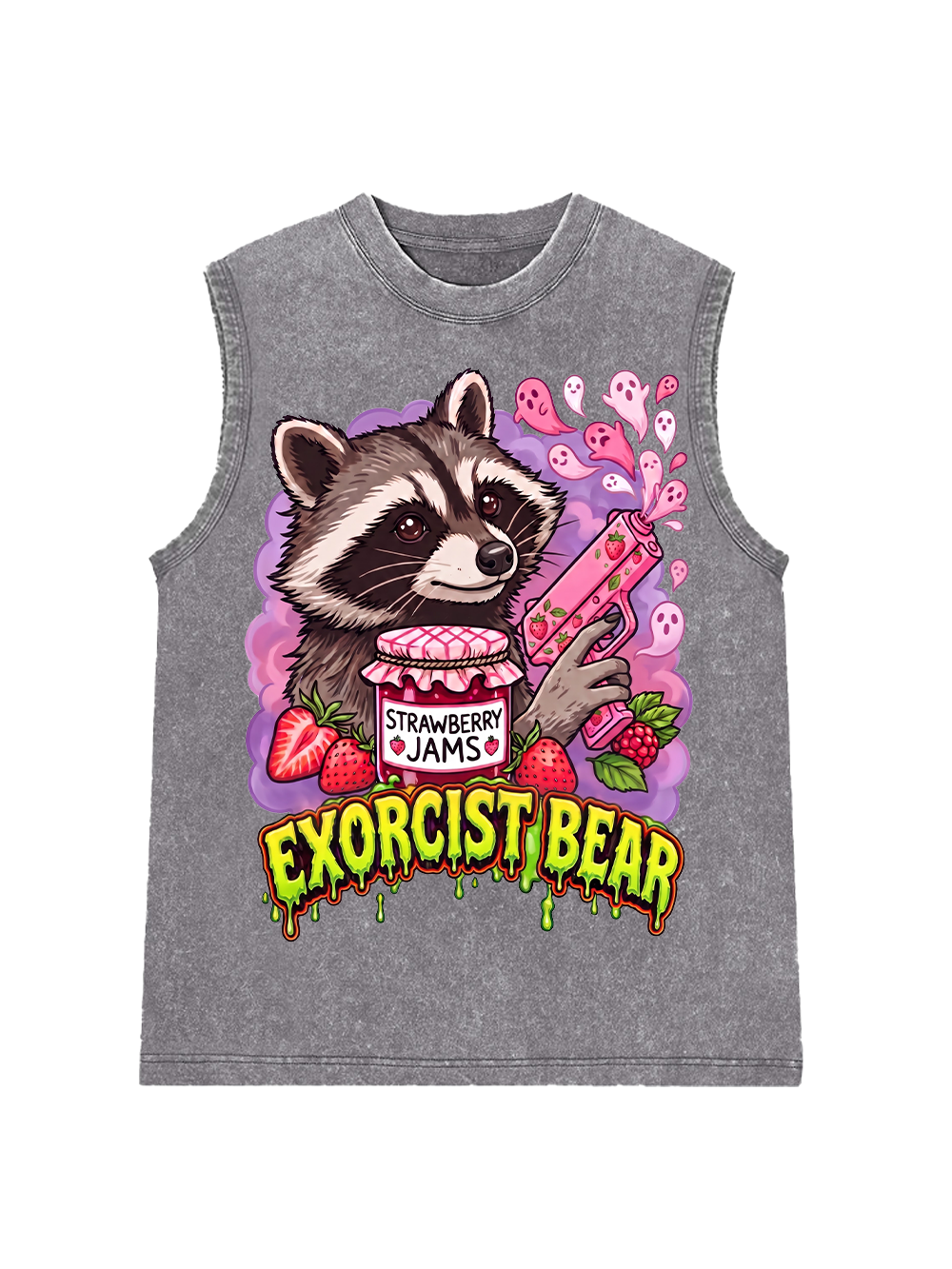 EXORCIST BEAR WASHED TANK