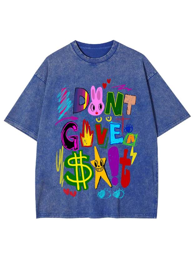 I Don't Give A $#!t Washed Tshirt