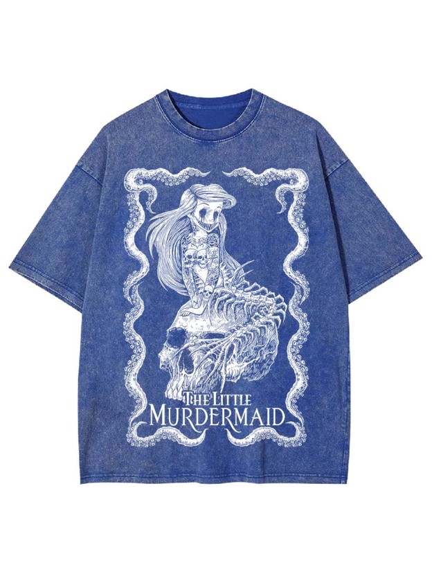 Dark Mermaid Tales Washed Tshirt