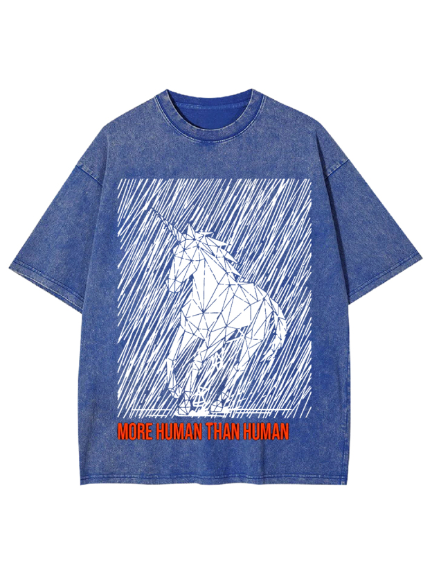 More Human Than Human Washed Tshirt