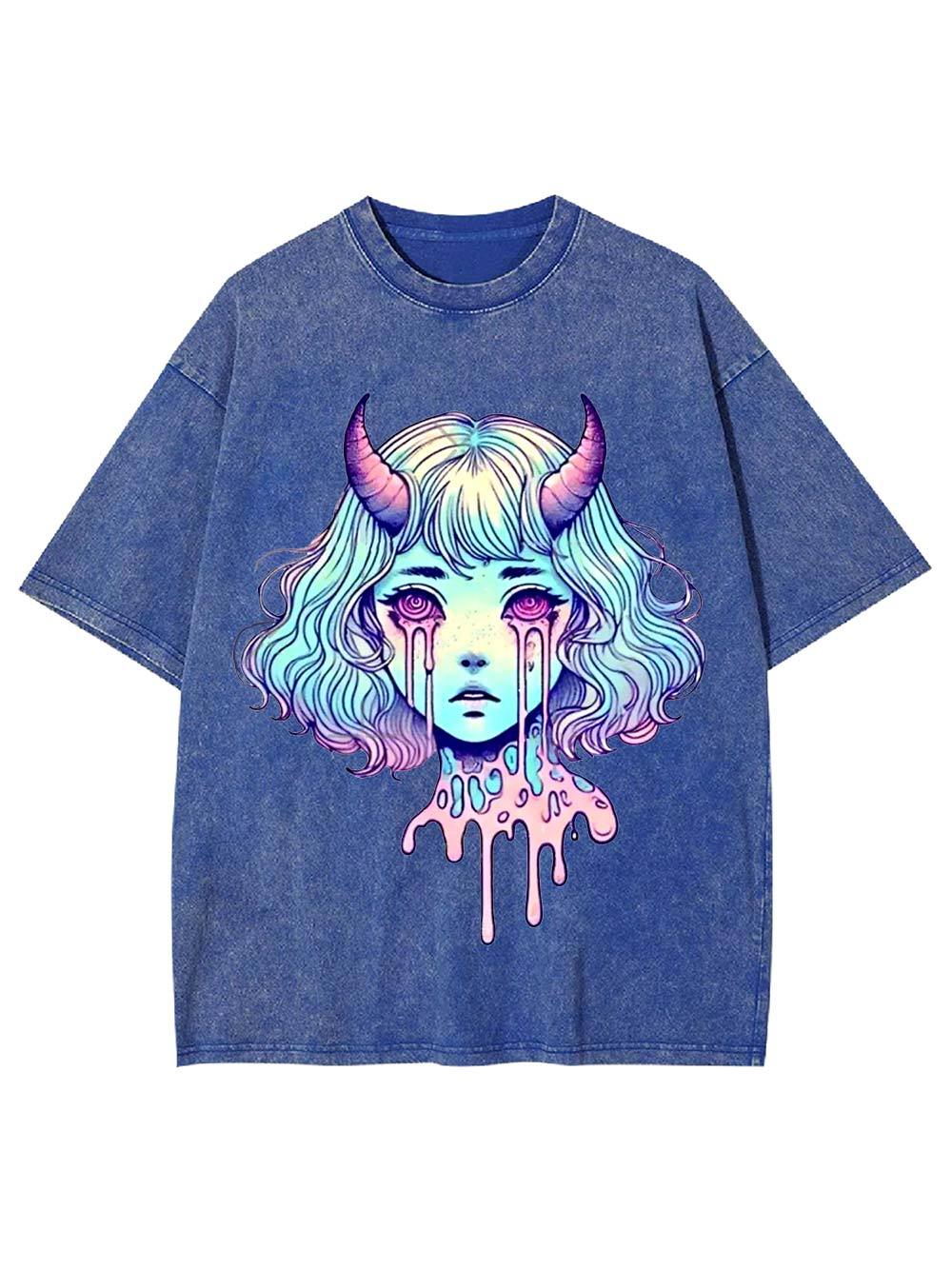 Melting Tears Washed Tshirt