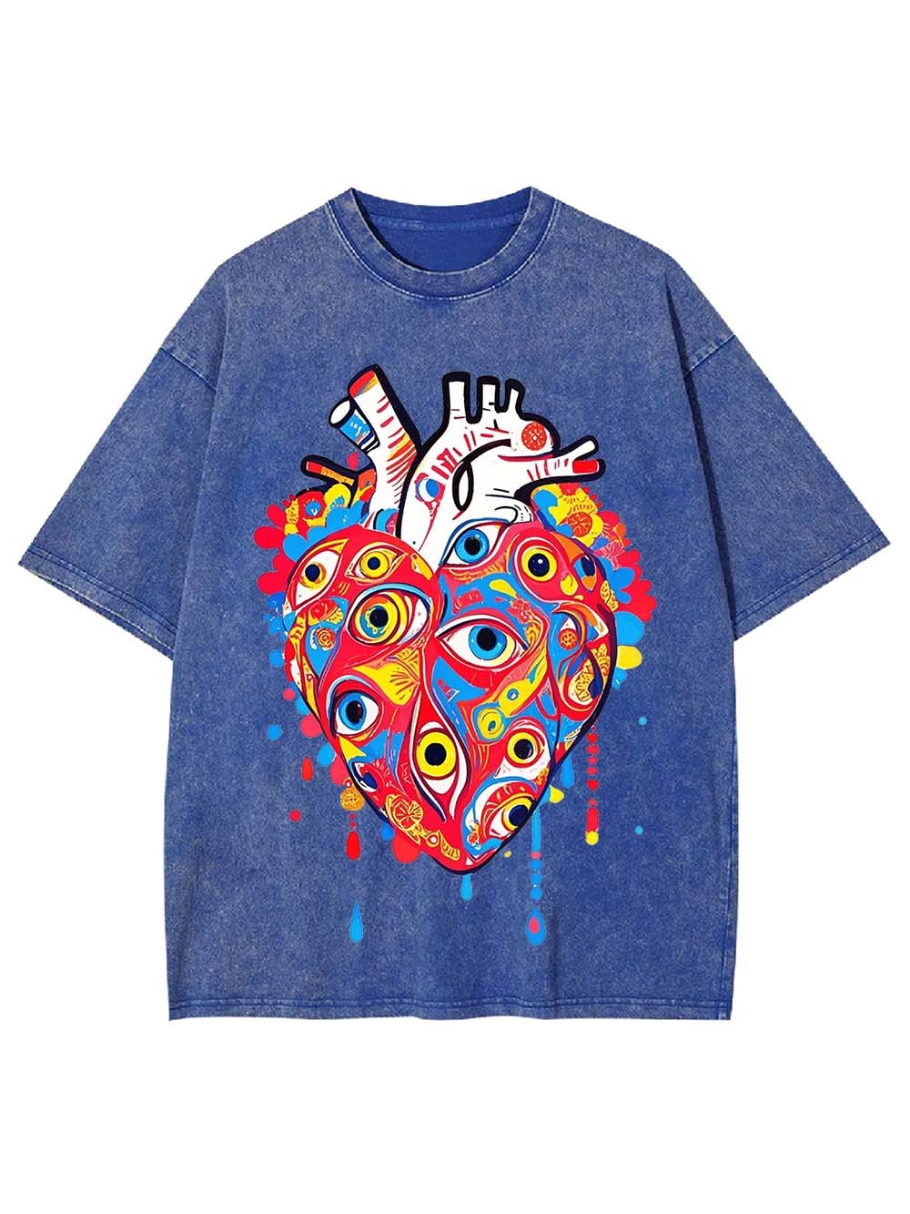 EYE OF THE HEART WASHED TSHIRT