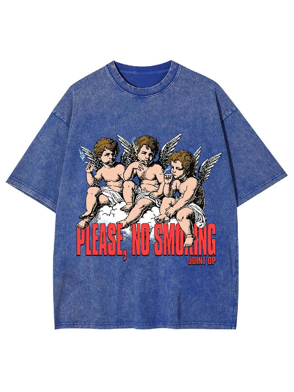 Please, No Smoking Washed Tshirt