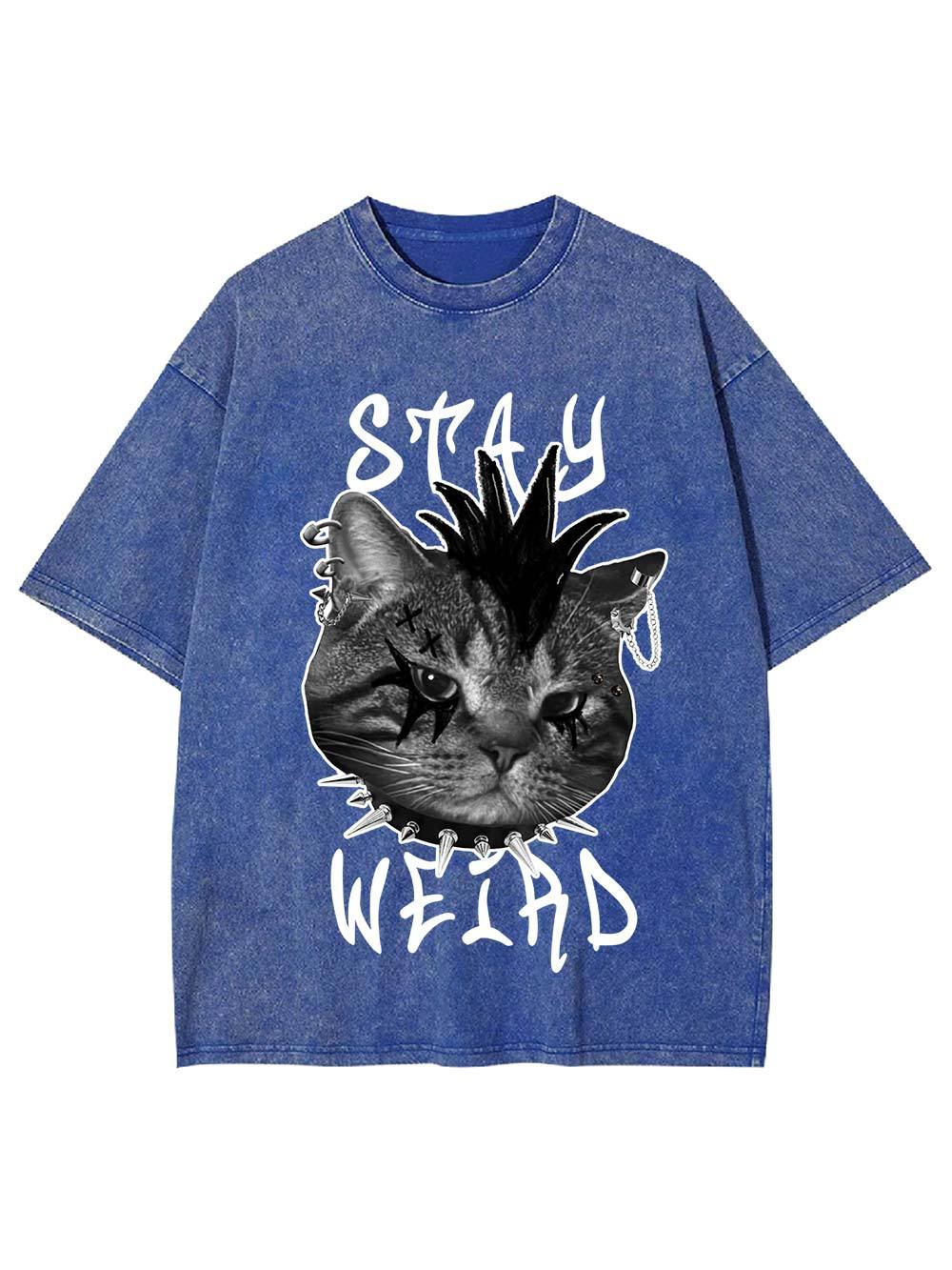 Stay Weird Washed Tshirt