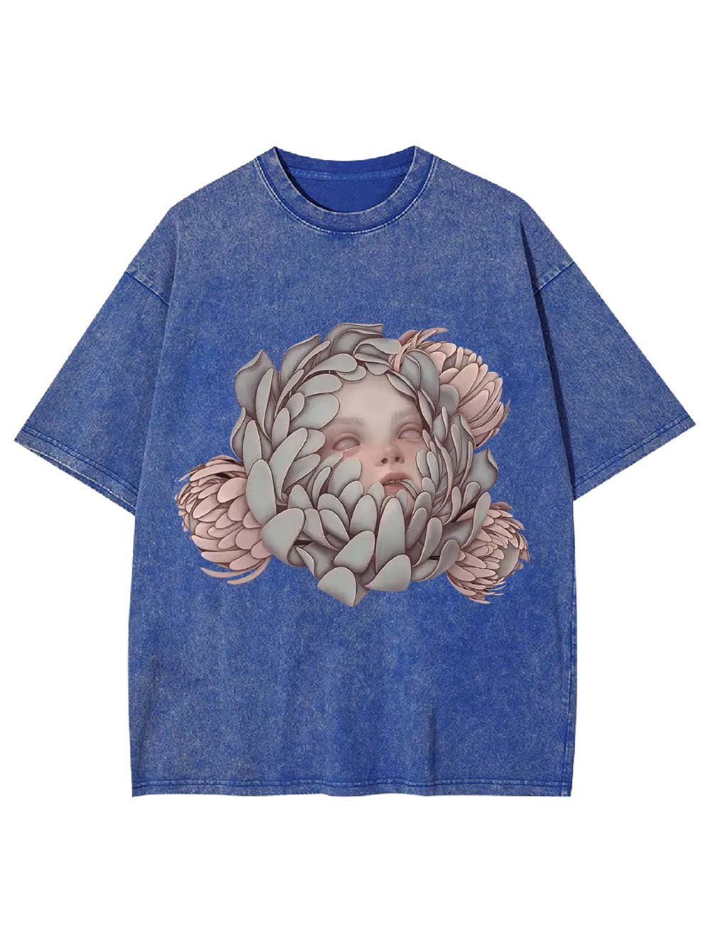 Blooming Silence Washed Tshirt