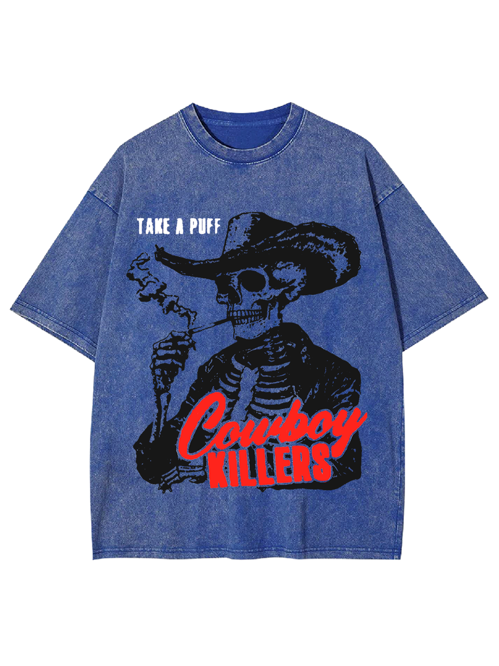Take a Puff: Cowboy Killers Washed Tshirt