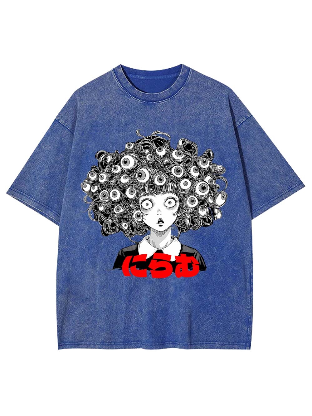 Staring Eyes Washed Tshirt