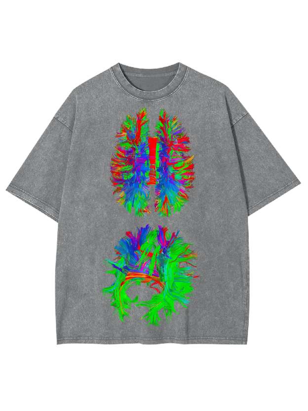 Thermal Imaging Brain Washed Tshirt