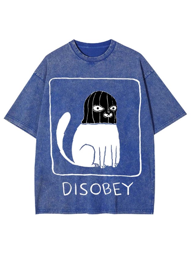 Disobey Washed Tshirt