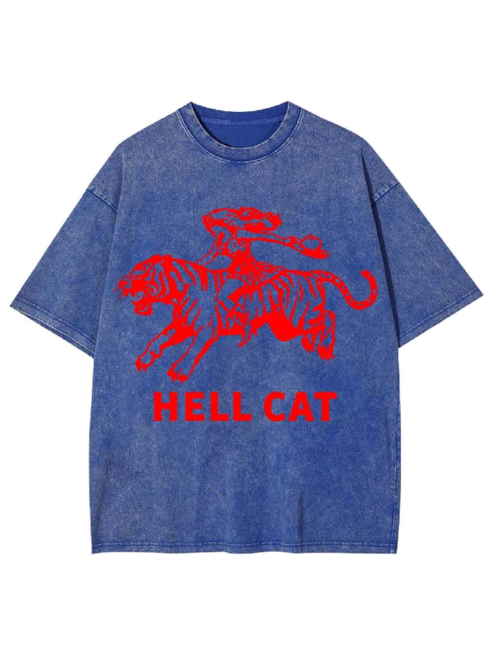 Hell Cat Washed Tshirt