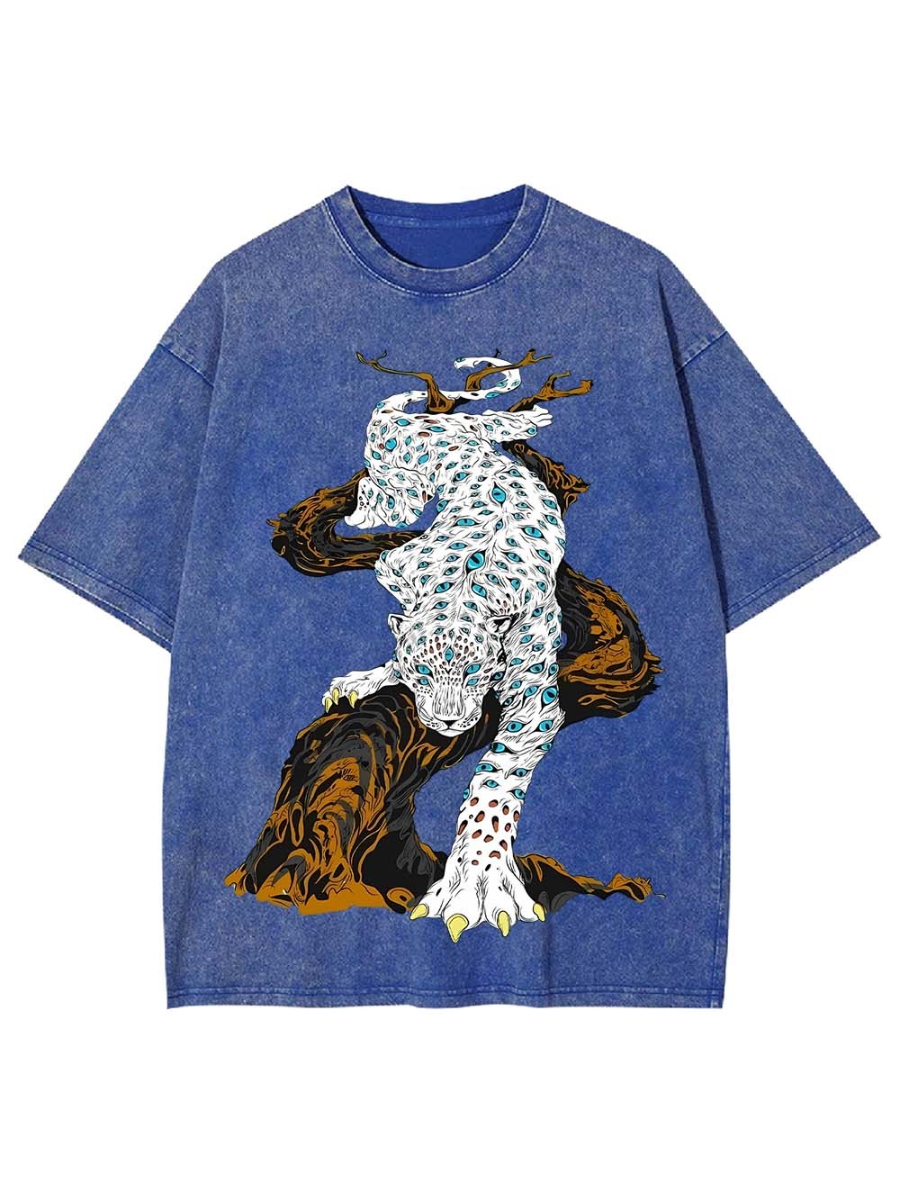 Eyes Of A Leopard Washed Tshirt