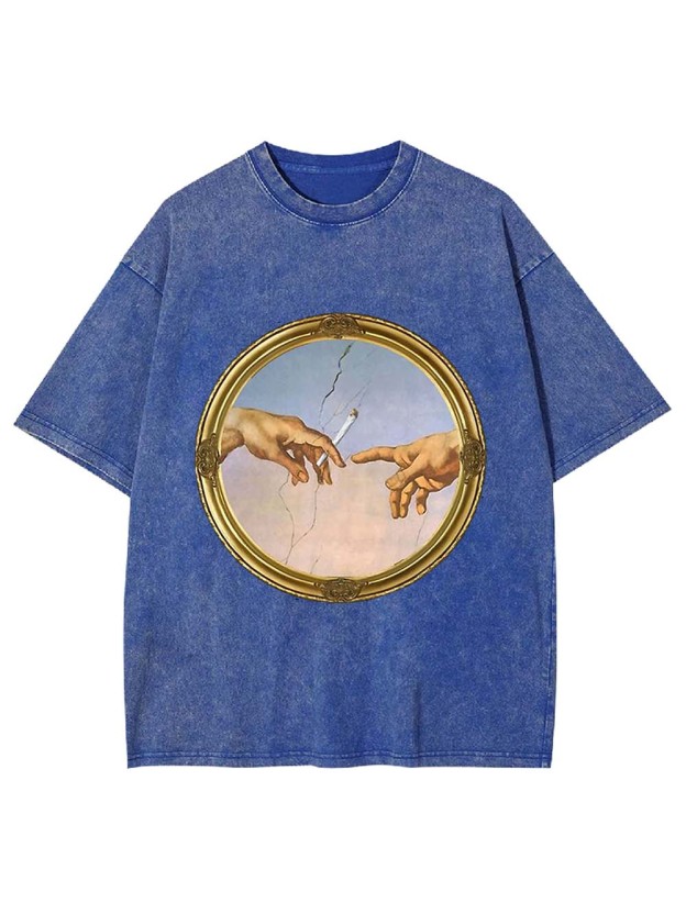 The Smoking Creation Washed Tshirt
