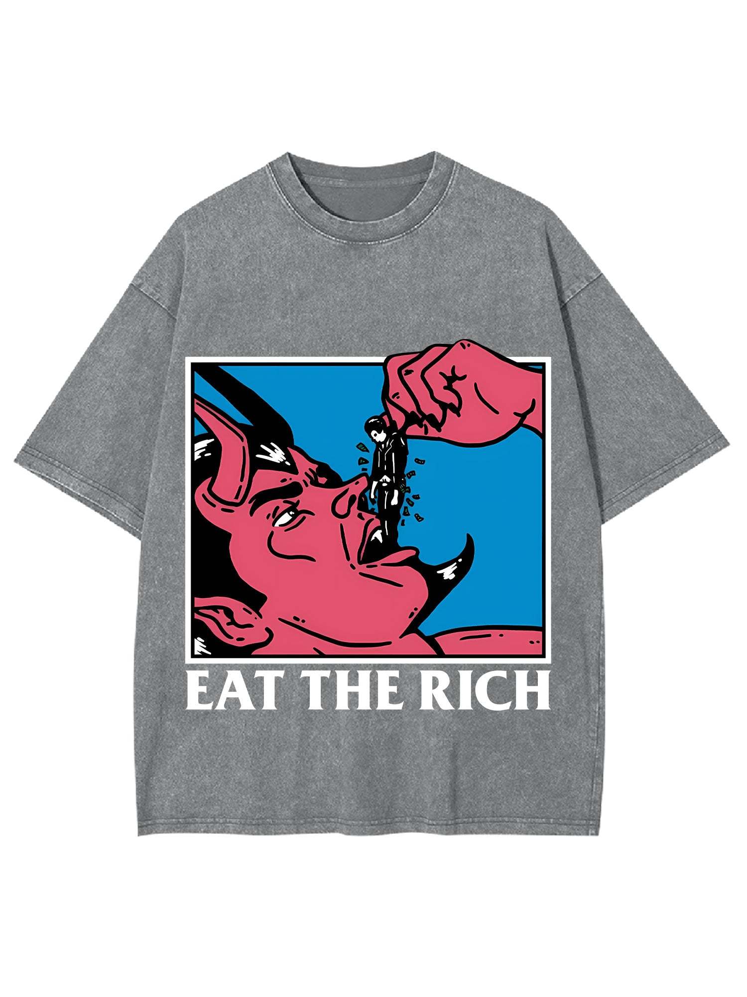 Eat The Rich Washed Tshirt