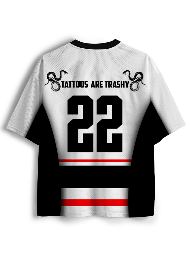 Tattoos Are Trashy Mesh Jersey
