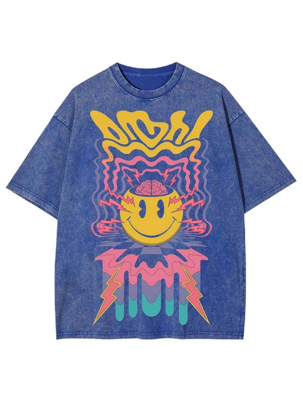 PSYCHEDELIC ENERGY WASHED TSHIRT