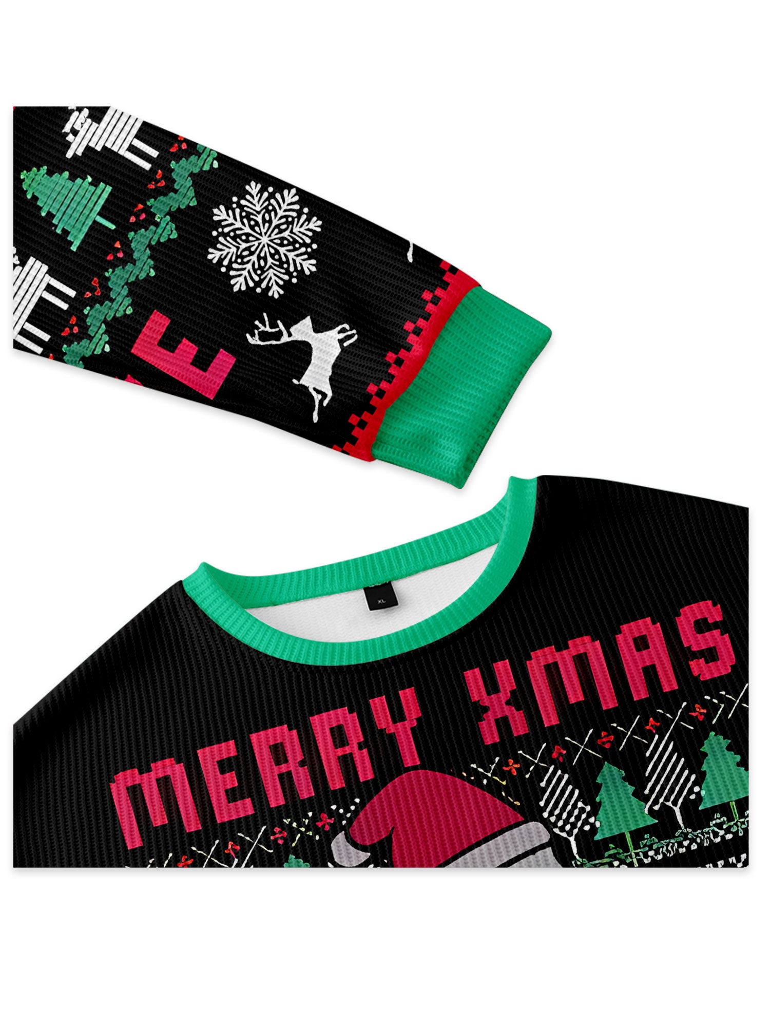 MERRY XMAS YOU PIECE OF SH*T UGLY CHRISTMAS SWEATSHIRT