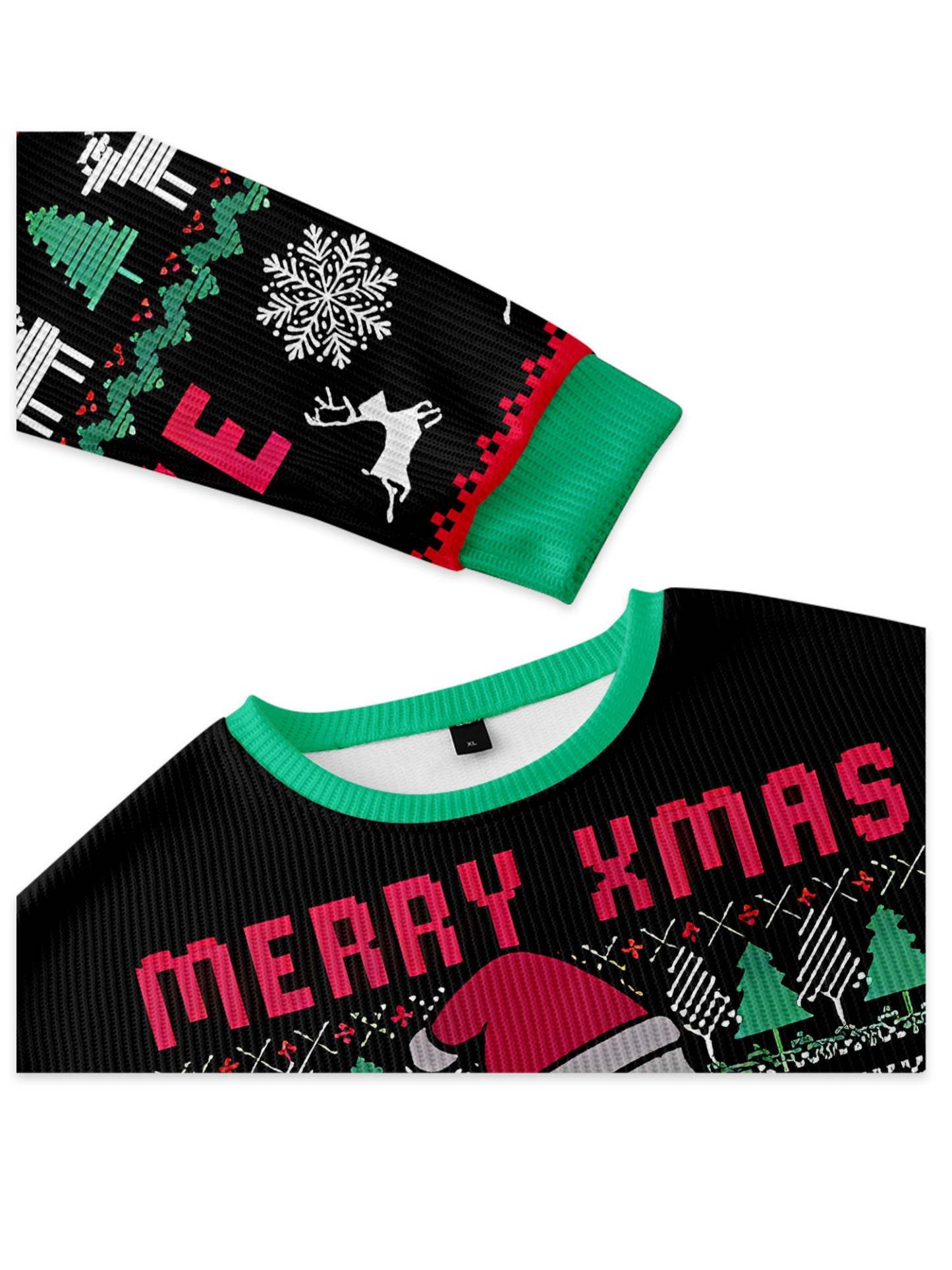 MERRY XMAS YOU PIECE OF SH*T UGLY CHRISTMAS SWEATSHIRT