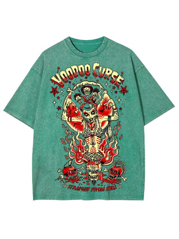 Straicht From Hell Washed Tshirt