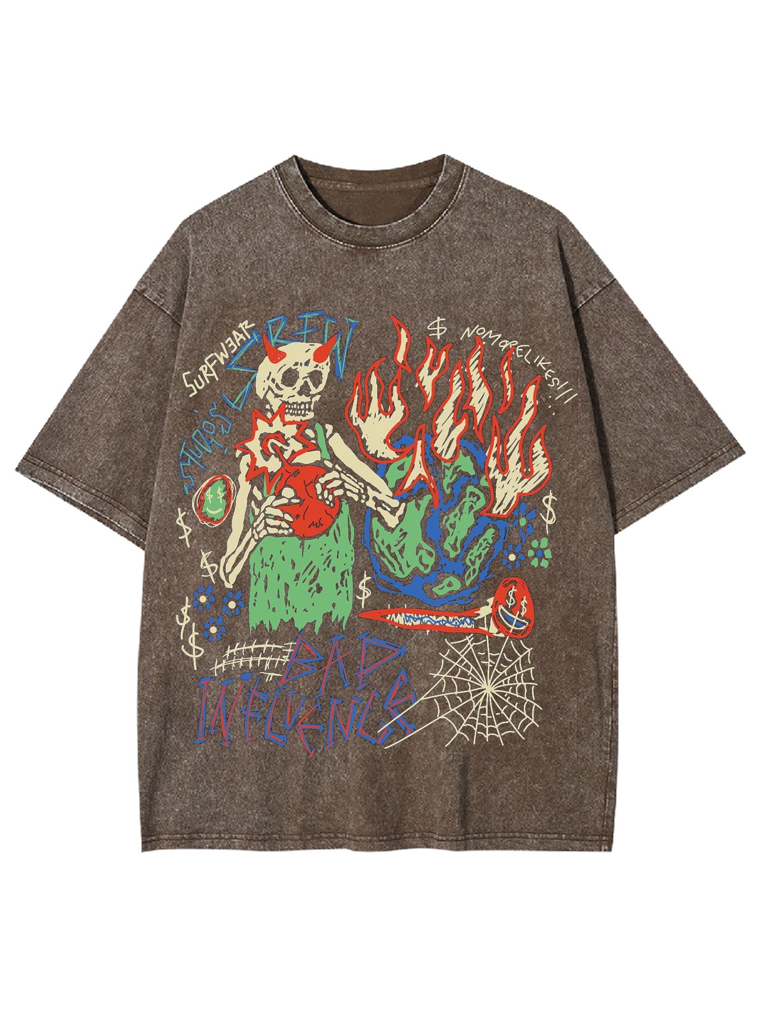 Bad Influence Washed Tshir
