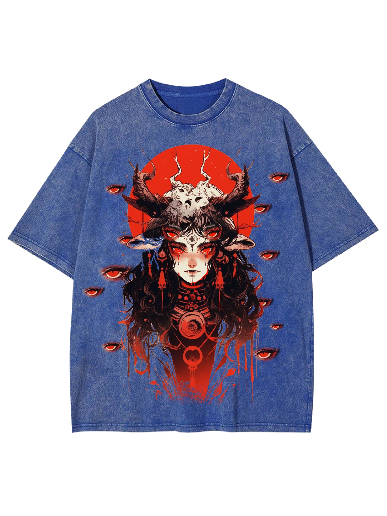 Multiple Eyes Spirit Washed Tshirt