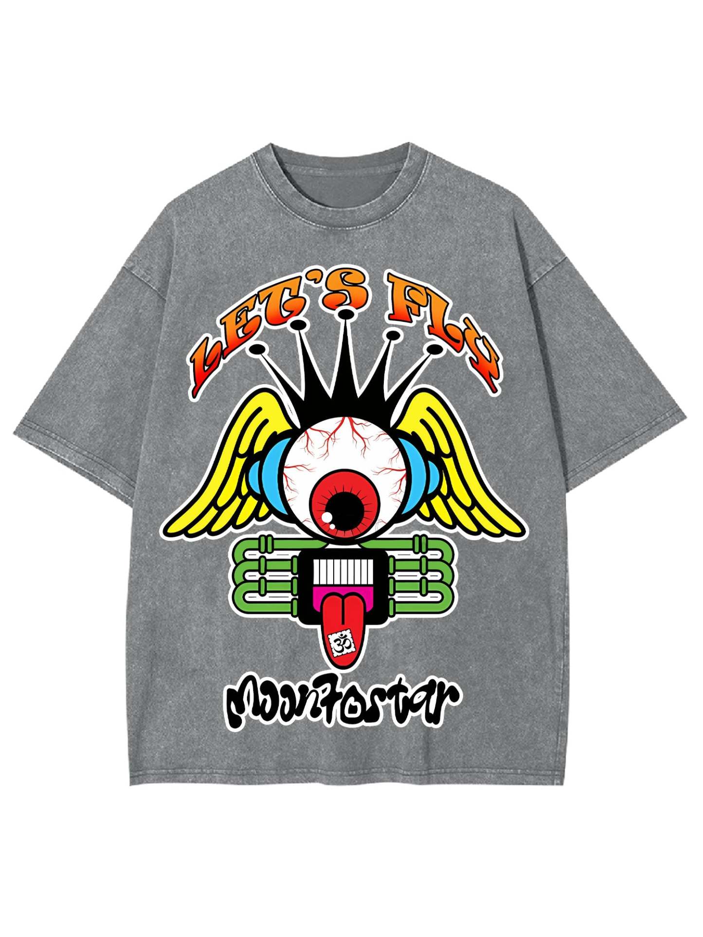 Let's Fly Washed Tshirt